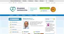 Desktop Screenshot of nemocnice-stod.cz