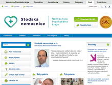 Tablet Screenshot of nemocnice-stod.cz